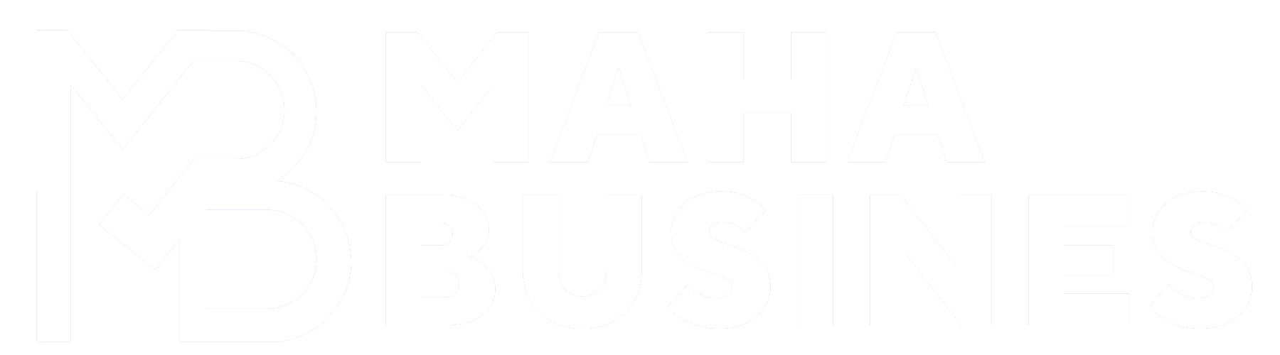 Maha Busines logo white